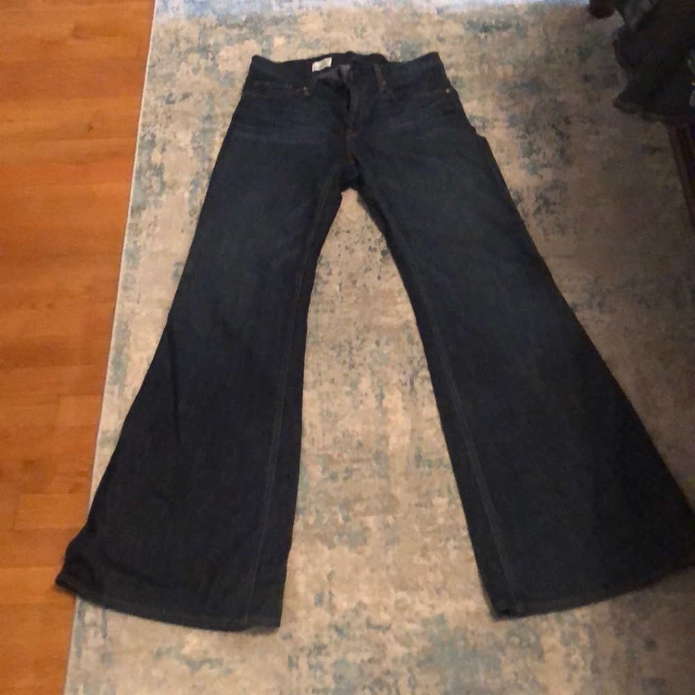 Super flare wide leg denim